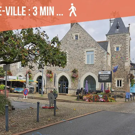 Centre-Ville - Fibre - Netflix - T2 Le Rieffel Nozay  Exterior foto
